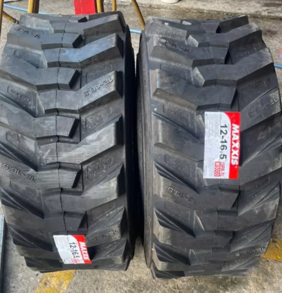 Vỏ lốp máy xúc 12-16.5 Maxxis, 12-16.5 M8000 10PR Maxxis, lốp xúc lật 12-16.5 maxxis