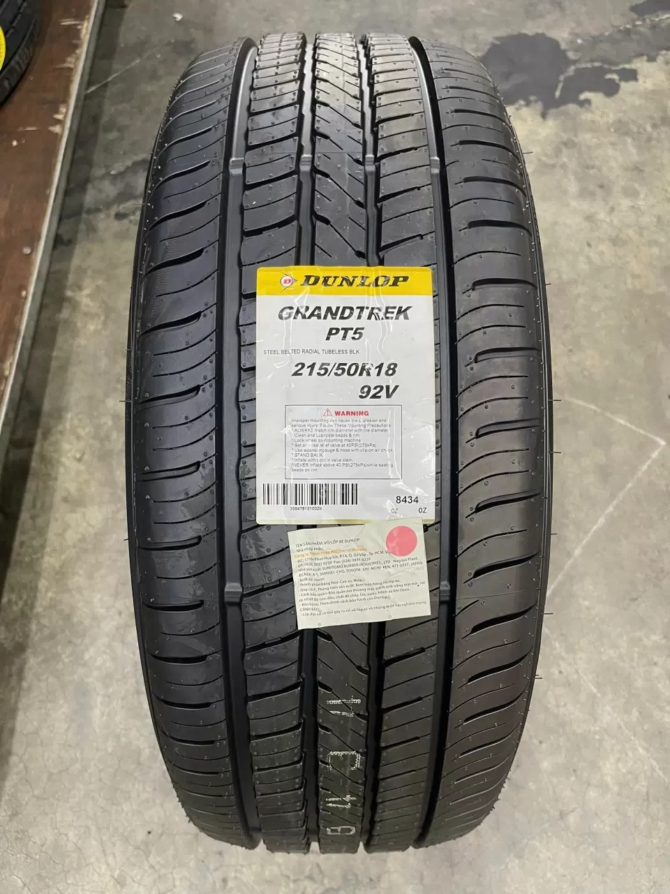 Vỏ lốp 215/50R18 Dunlop Nhật, vỏ lốp theo xe Mazda CX3