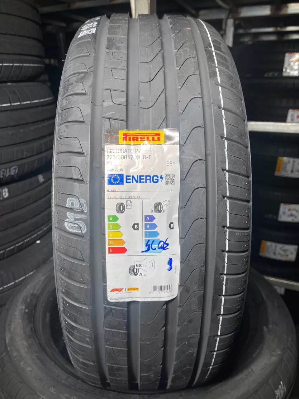 225/50R17 Pirelli Runflat Cinturrato P7, Vỏ lốp Xe: Audi A4 A5, BMW 420i, BMW X1, Outlander, Ford Mondeo 2.3, Honda Accord 2.4, Kia Carens 2.0, Lexus GS 300 Gs350, Mercedes C200 C250, Peugeot 3008, Subaru Legacy