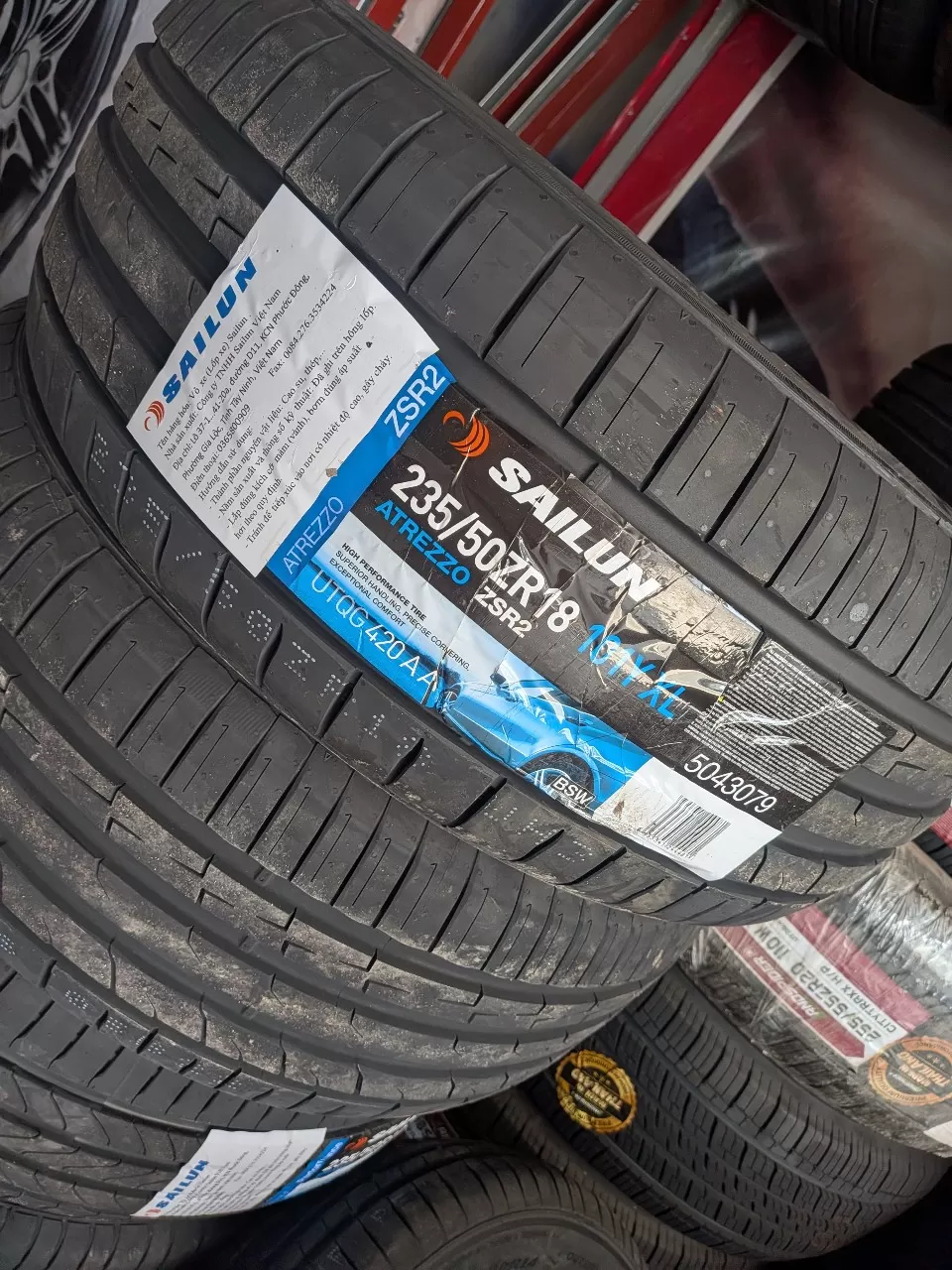 Vỏ lốp 235/50R18 Sailun, vỏ lốp Vinfast VF6 Plus