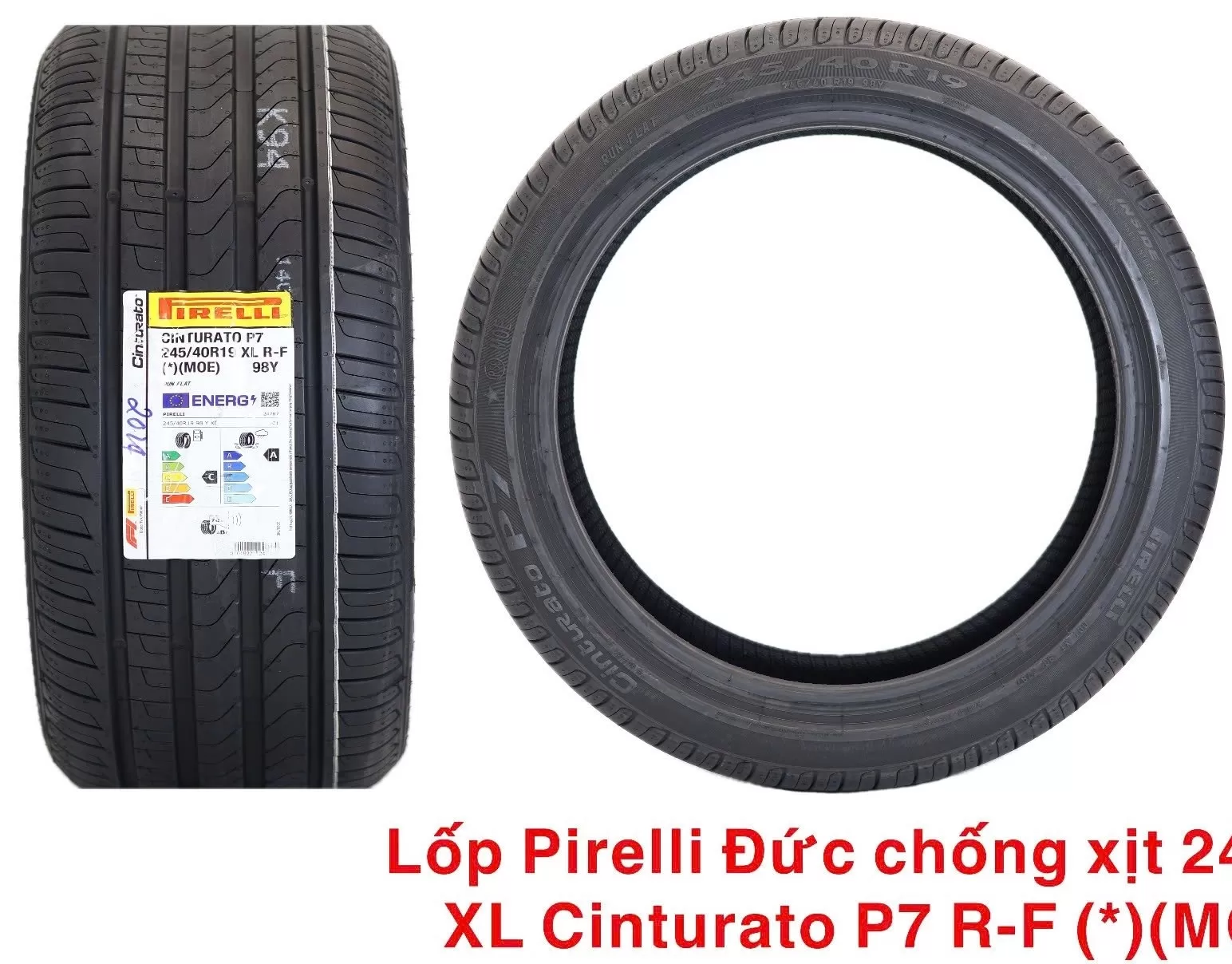 245/40R19 Pirelli P zero Runflat 94Y vỏ lốp Xe: Vinfast Lux A2.0, Mercedes E300 2.0, Mercedes S500 lốp trước, Acura RLX 3.5 V6, Hyundai Elantra GLS 2.0 xăng AT6, Hyundai Genesis lốp trước