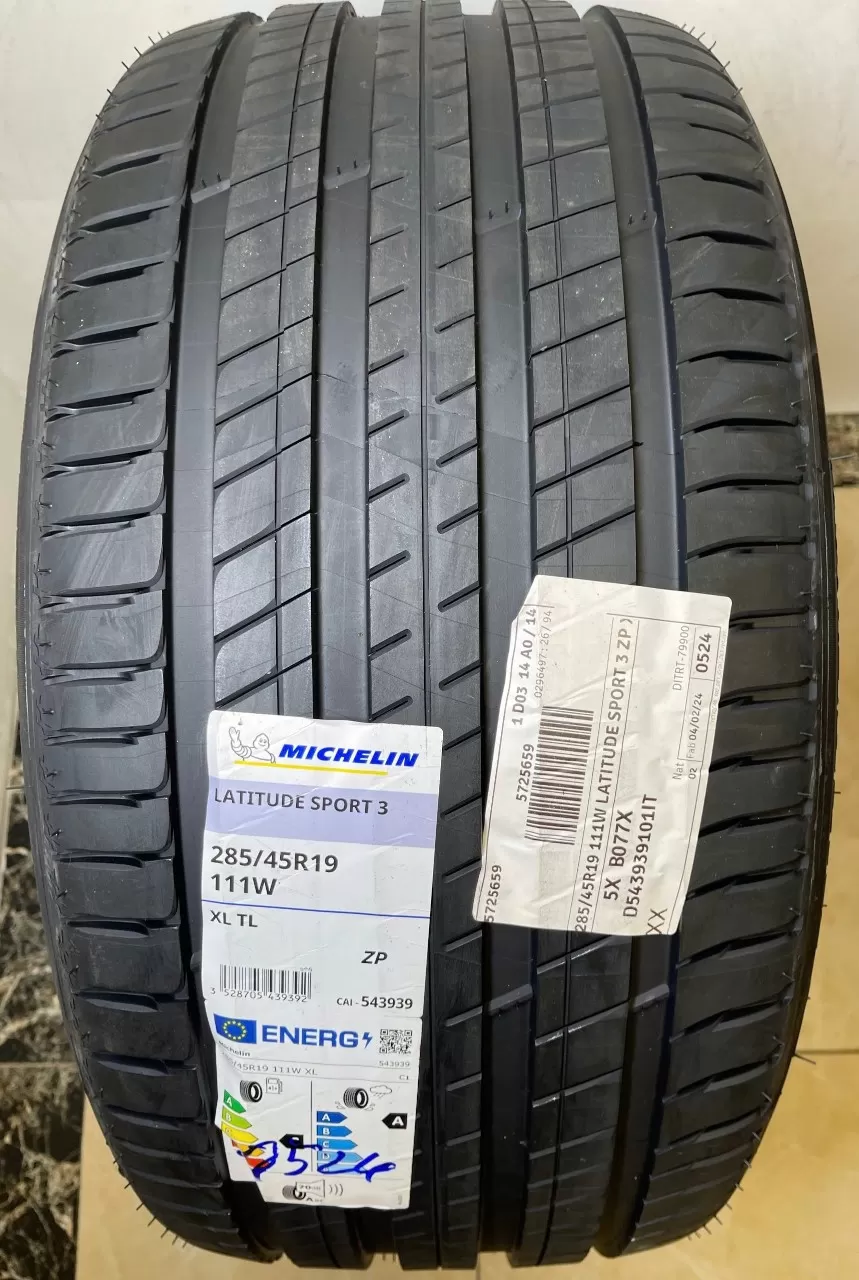 Vỏ lốp 285/45R19 Michelin Runflat Latitude Sport 3 ZP, vỏ lốp 285/45r19 Michelin chống xịt
