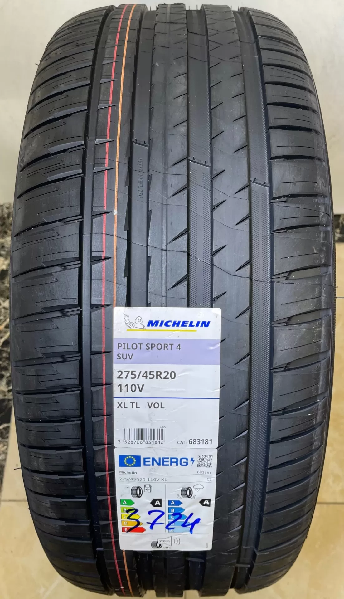 Vỏ lốp 275/45R20Michelin Pilot Spot 4,  vỏ lốp Xe: Audi Q7, Volkswagen Touareg, Volvo XC90, BMW X6