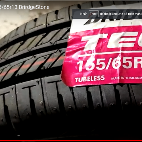Vỏ lốp 155/65R13 Bridgestone, vỏ lốp xe Chevrolet Spark, 155/65R13 Bridgestone Techno