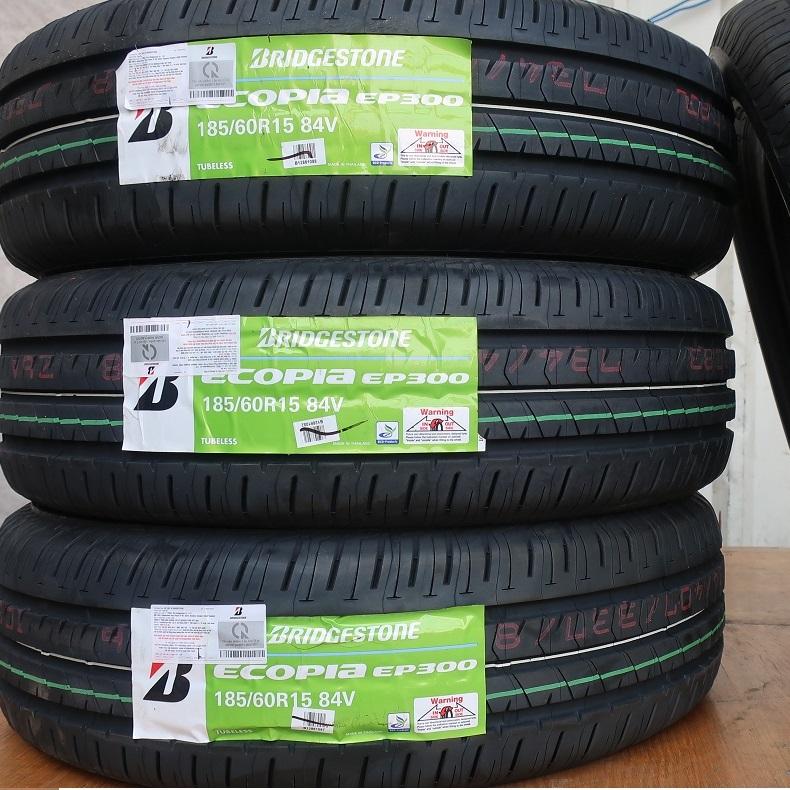 185/60R15 Bridgestone EP300 Ecopia, vỏ lốp ô tô Toyota Vios G, Vios E, Vios TRD, vỏ lốp ô tô Toyota Yaris, vỏ lốp ô tô Hyundai i20 1.4AT, vỏ lốp ô tô  Suzuki Swift 1.5, vỏ lốp ô tô Volkswagen Polo 1.4