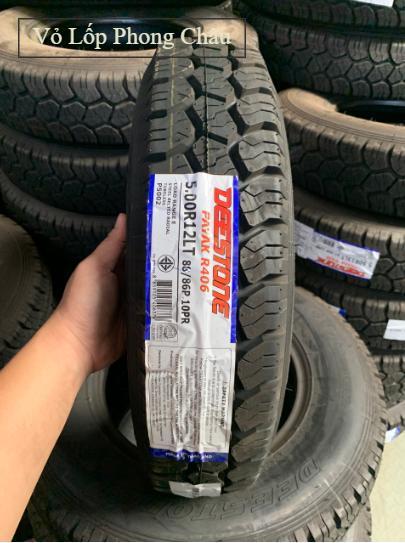 Vỏ lốp 5.00R12, 10Pr R406 DEESTONE THÁI LAN