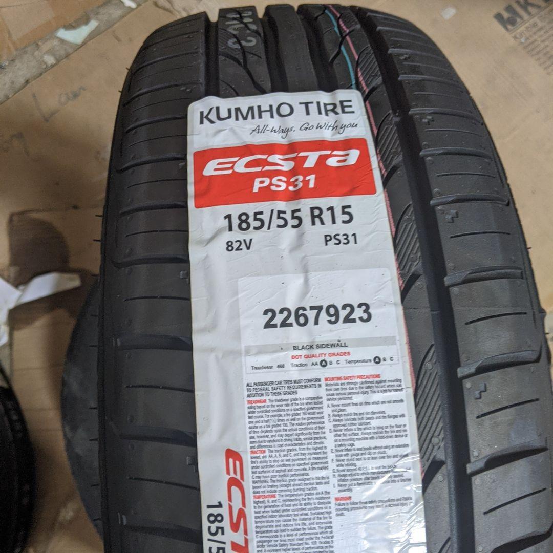 Vỏ lốp 185/55R15 82V PS31 KUMHO VIETNAM, Vỏ lốp ô tô Chevrolet Aveo, Vỏ lốp xe Ford Fiesta 1.5, Vỏ lốp xe Vinfast Fadil 1.4, Vỏ lốp xe Mazda 2 1.5, Vỏ lốp xe Honda Brio 1.2RS, Vỏ lốp xe Hyundai Getz Click 1.4AT, Vỏ lốp xe Hyundai i20
