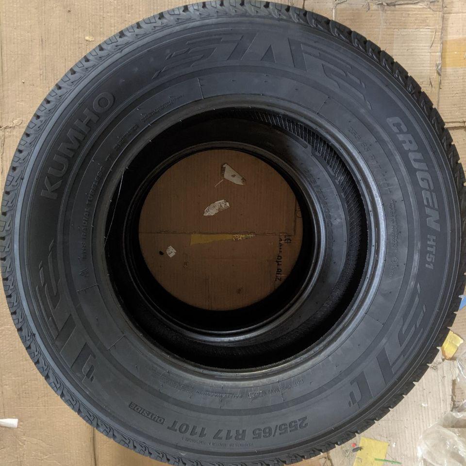 Vỏ lốp 255/65R17 110T HT51 KUMHO VIỆT NAM, vỏ lốp ô tô Chevrolet Colorado, vỏ lốp ô tô Chevrolet Trailblazer, vỏ lốp ô tô Isuzu D-max, vỏ lốp ô tô Isuzu MU-X