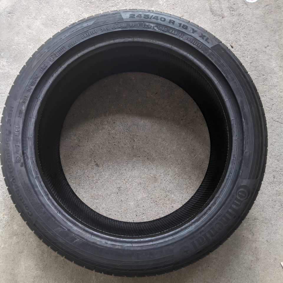 245/40R18 Continental Runflat 97Y ContisportContact 5 SSR dành cho xe: Mercedes C250, C300