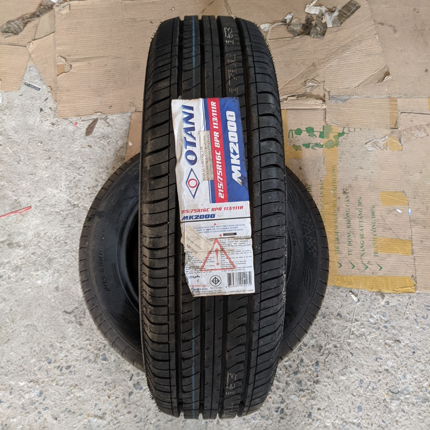 Vỏ lốp 215/75R16C 8PR Otani Thái Lan, Vỏ lốp ô tô For Transit