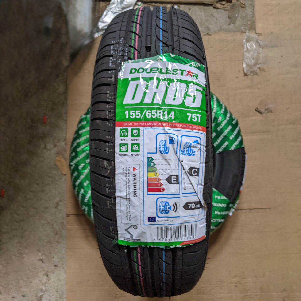 Vỏ lốp 155/65R14 DOUBLESTAR