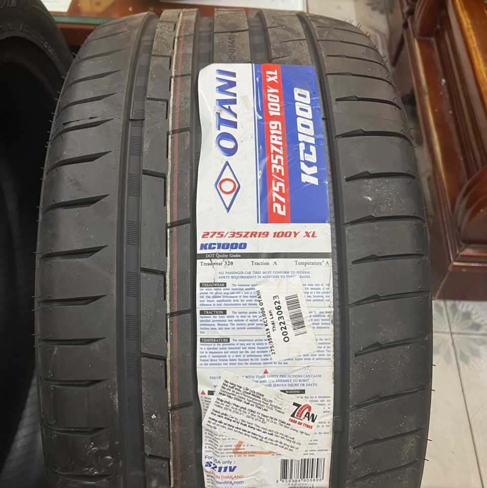 275/35R19 Otani Thái Lan vỏ lốp Xe: Mercedes E300 lốp sau, Vinfast Lux A2.0 lốp sau