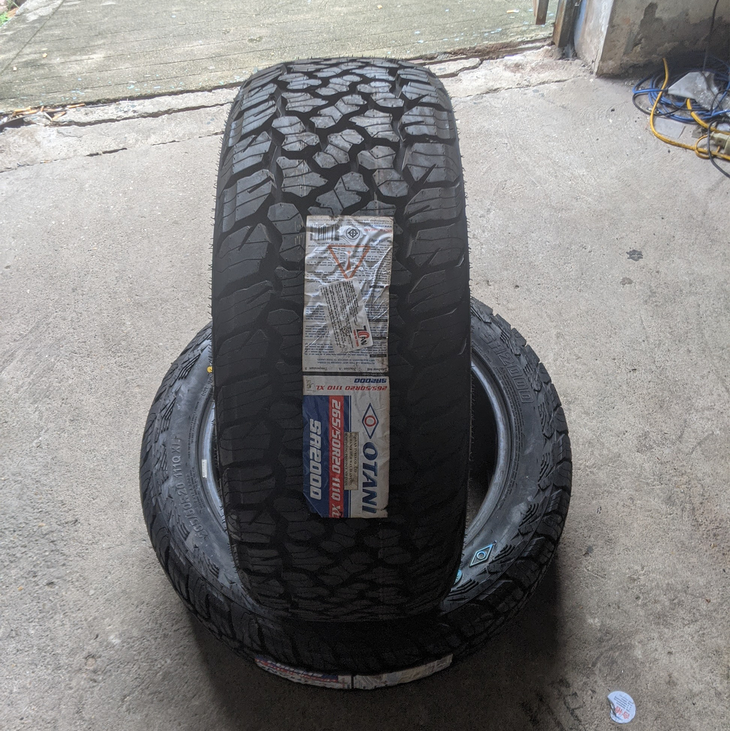 Vỏ lốp 265/50R20 SA2000 Otani Thái Lan, 265/50R20 Off Road, vỏ lốp ô tô Everest Titanium 2.2