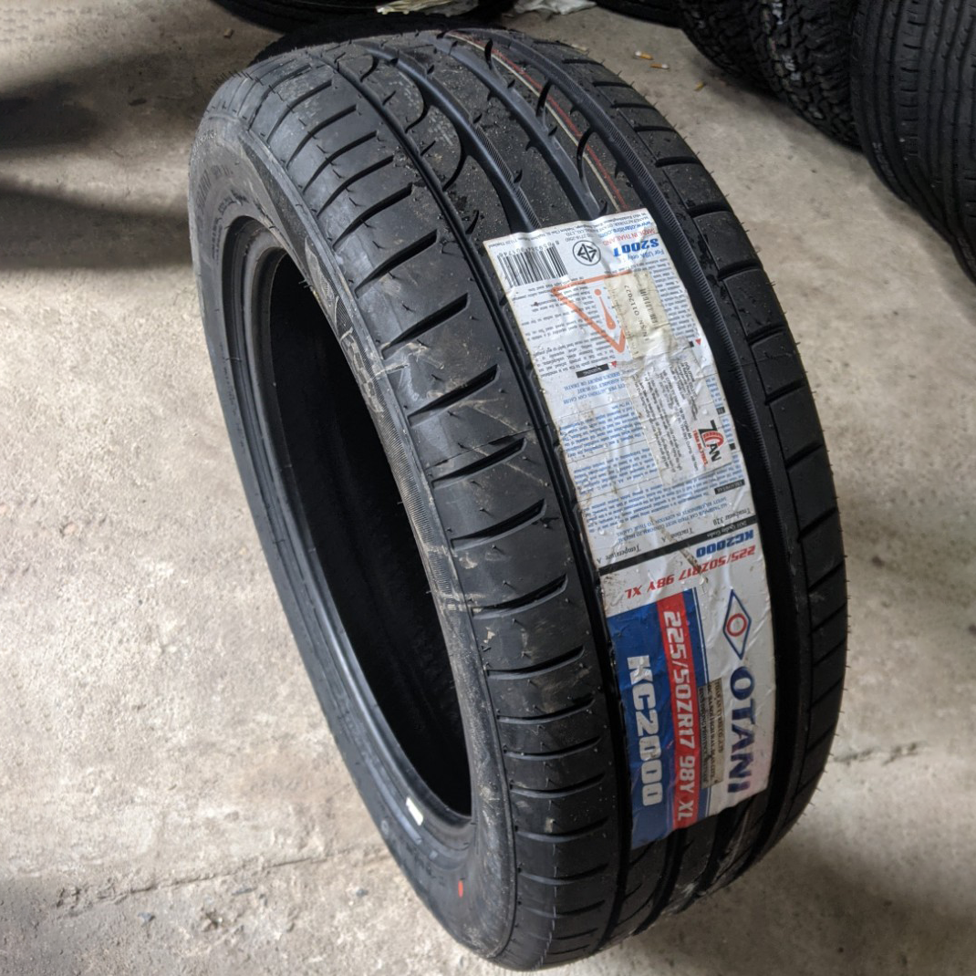 Vỏ lốp 225/50R17 Otani Thái Lan, 225/50ZR17, vỏ lốp ô tô Audi A4 A5, BMW 420i, BMW X1, Outlander, Ford Mondeo 2.3, Honda Accord 2.4, Kia Carens 2.0, Lexus GS 300 Gs350, Mercedes C200 C250, Peugeot 3008, Subaru Legacy
