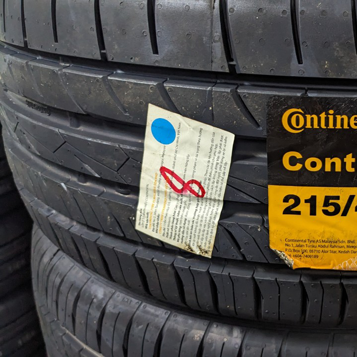 215/45R17 Continental vỏ lốp Xe: Acura ILX 2.0, Elantra GLS 1.8 AT, Hyundai i30 CW, Kia Cerato Signature 1.6AT 2.0 AT, Kia Forte, Kia K3, Toyota Altis 2.0V CVT
