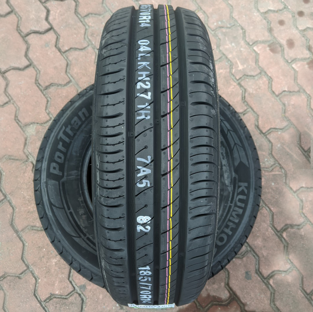 Vỏ lốp 185/70R14 88H KH27 KUMHO VIỆT NAM, vỏ lốp xe Daewoo Vivant, vỏ lốp xe Toyora Altis 1.8 MT, vỏ lốp xe Toyota Avanza 1.3