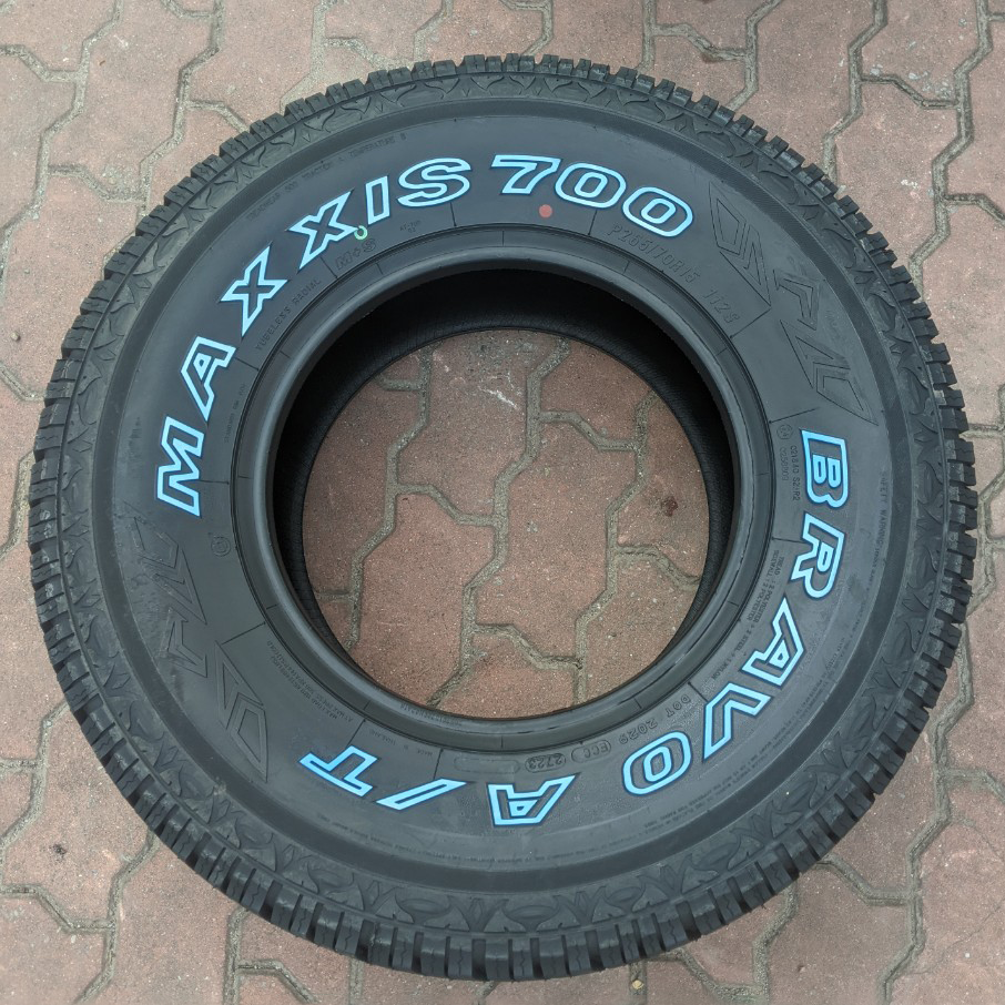 Vỏ lốp 265/70R15 Maxxis AT700, vỏ lốp Xe: Hyundai Galooper, Ford Ranger 4x4 XLT, Everest 2.5 XLT diesel MT5