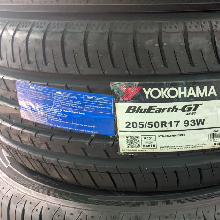 205/50R17 Yokohama Nhật vỏ lốp Xe: BMW 116i, BMW 135i, Mazda 3