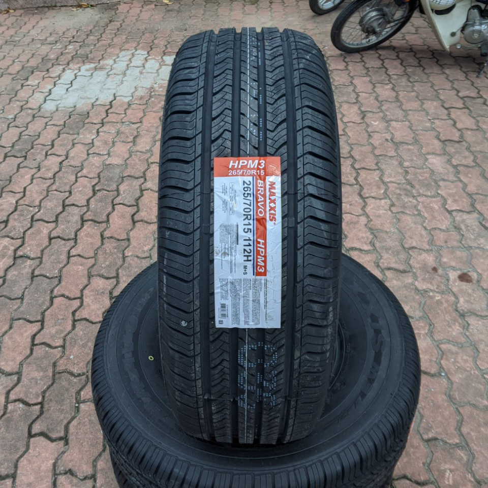 Vỏ lốp 265/70R15 Maxxis HP-M3, vỏ lốp Xe: Everest 2.5 XLT, Ford Ranger 4x4 XLT, Hyundai Galooper