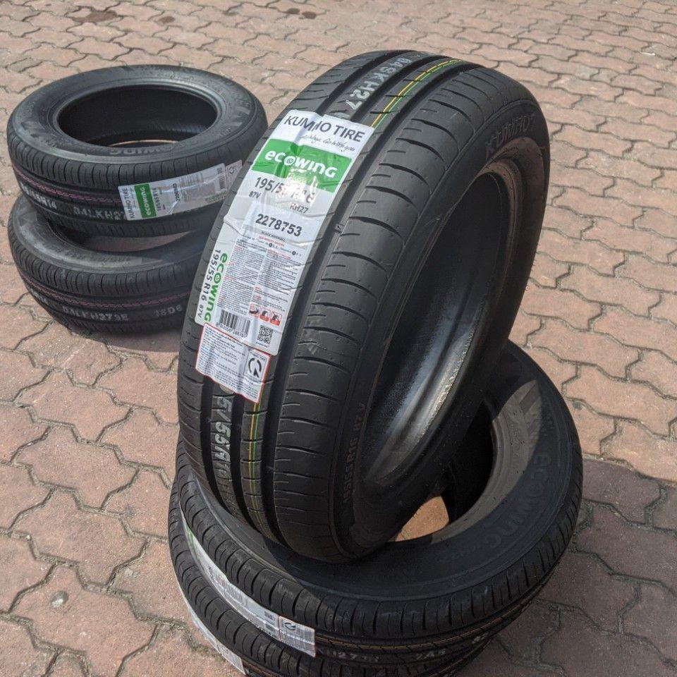 Vỏ lốp 195/55R16 87V KH27 KUMHO VIỆT NAM, Vỏ lốp xe ô tô BMW 116i, Vỏ lốp xe ô tô Hyundai Accent 2018, Vỏ lốp xe ô tô Hyundai i20 Active, Vỏ lốp xe ô tô Kia Rio 1.6, Vỏ lốp xe ô tô CIAZ