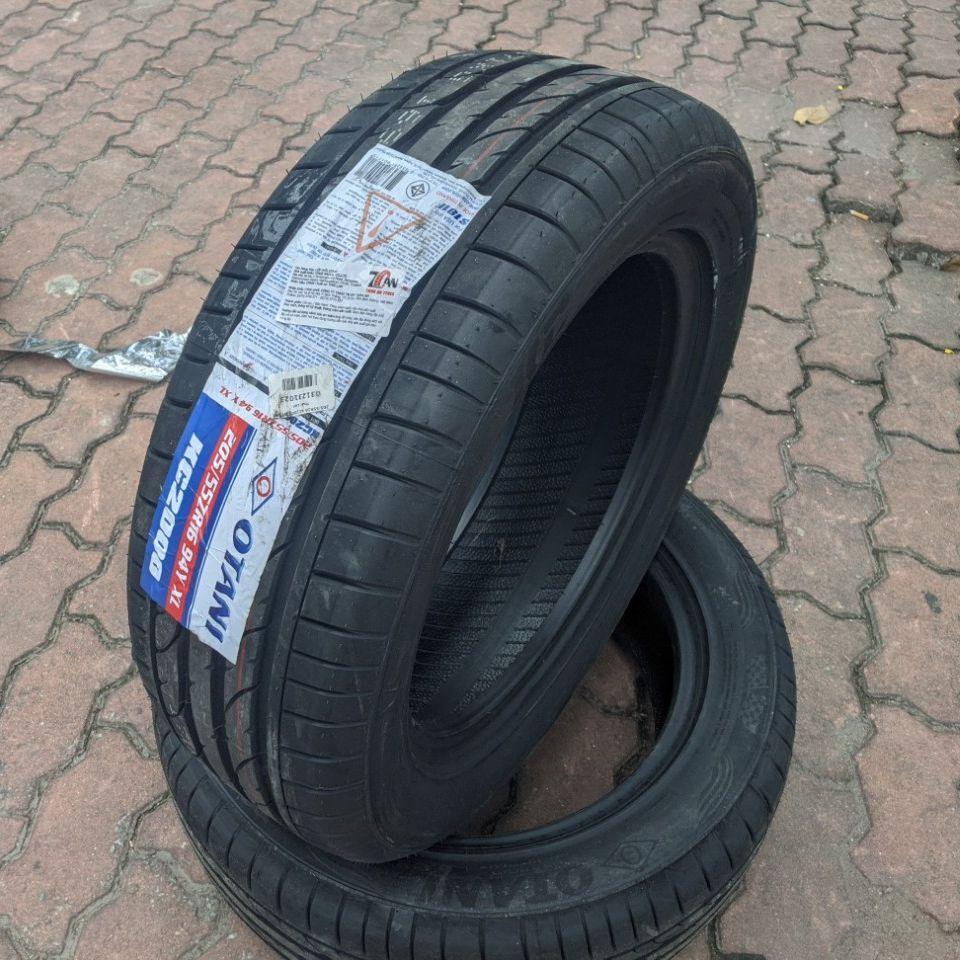 Vỏ lốp 205/55R16 Otani Thái Lan, vỏ lốp xe Audi A3, BMW 328i, Daewoo Magnus, Ford Focus 2.0, Ford Mondeo, Honda Civic 2.0, Hyundai Avante Elantra 1.6AT, Hyundai i30, Cerato Signature, Mazda 3 6, Mercedes C180 c200 C240 CLA2