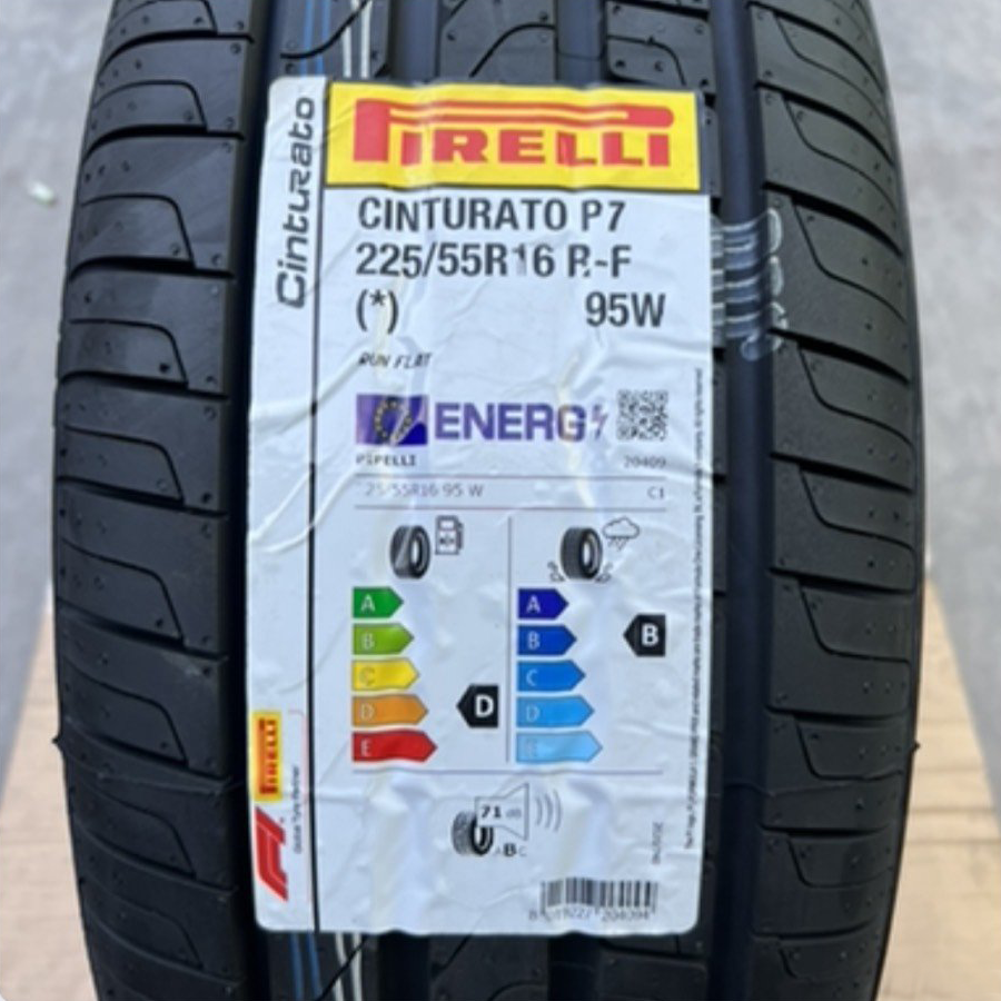 225/55R16 Pirelli Cinturato P7 Runflat 95W vỏ lốp Xe: Audi A4 1.8L, Lexus GS 300, Lexus GS 430, Mercedes E200 1.8, Mercedes E240, Mercedes E280