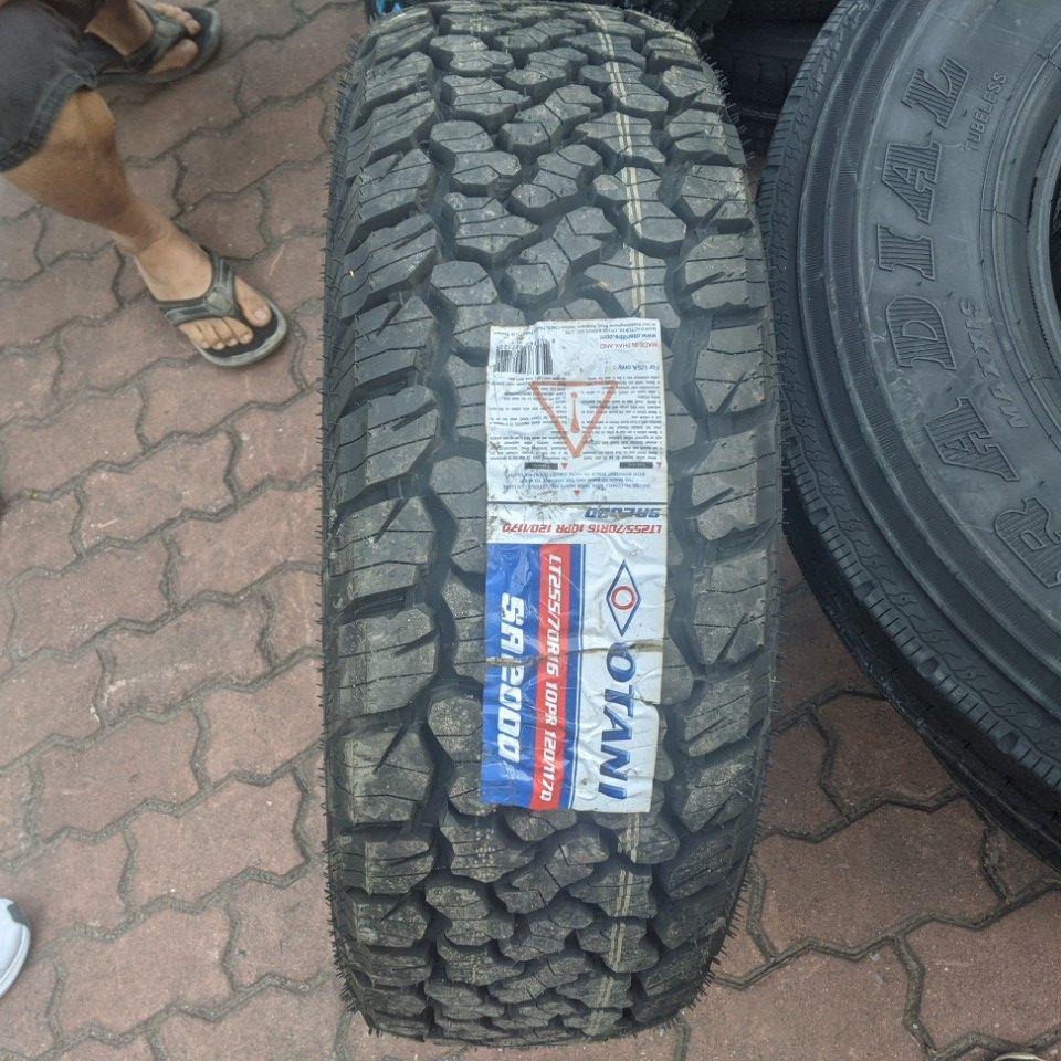 255/70R16 Otani Thái Lan SA2000 10Pr vỏ lốp Xe: Ford Ranger XLS 2.2, Mazda BT50 2.2 MT, Nissan Navara 2.5 AT