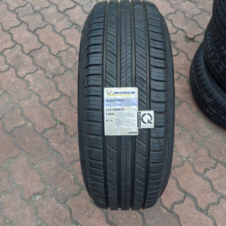 Vỏ lốp 225/65R17 Michelin Primacy SUV, vỏ lốp ô tô Honda CRV 2.0AT, vỏ lốp ô tô Lexus RX350, vỏ lốp ô tô Lexus RX400h, vỏ lốp ô tô Lexus NX 200T, vỏ lốp ô tô Subaru Outback 2.5i, vỏ lốp ô tô Toyota Rav4