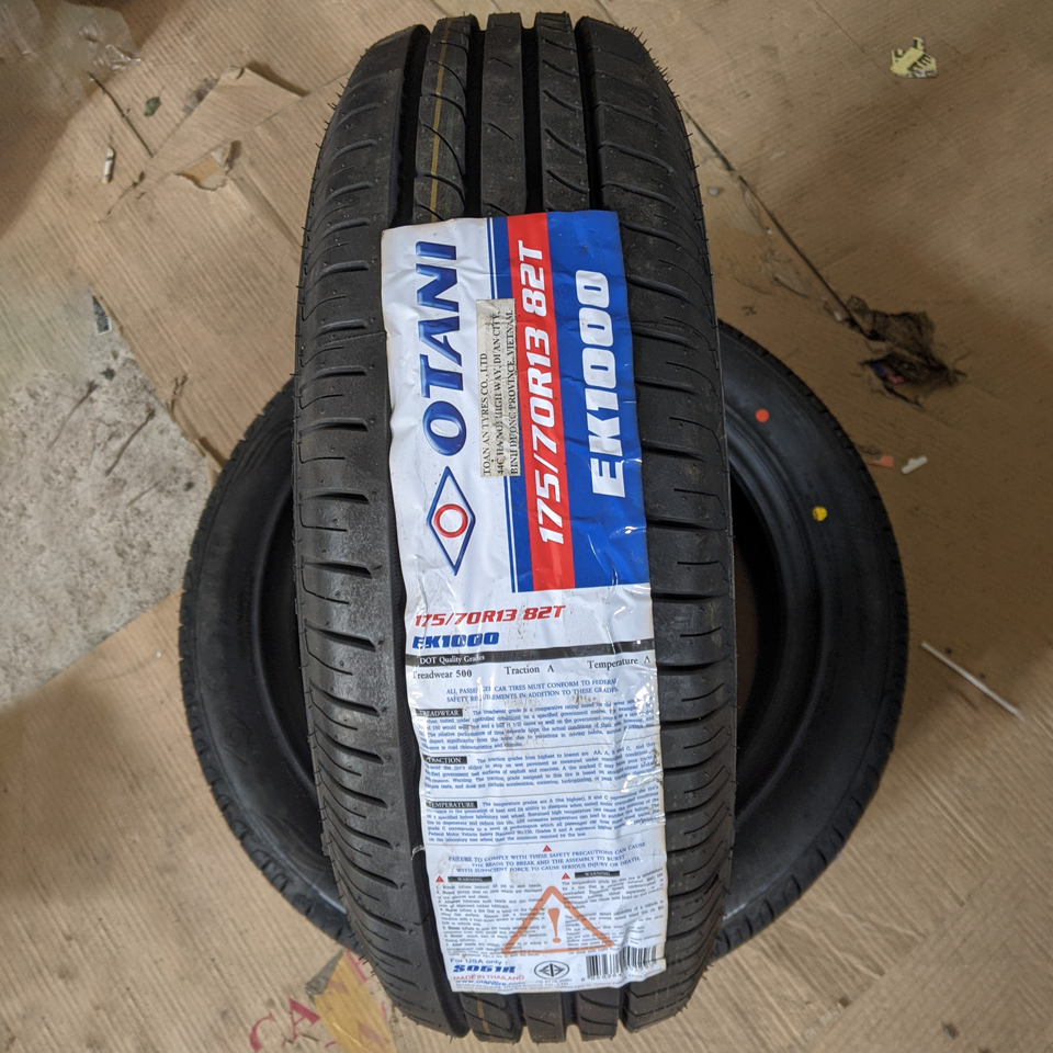 175/70R13 Otani Thái Lan vỏ lốp Xe: Daewoo Lanos, Kia Fiat Siena