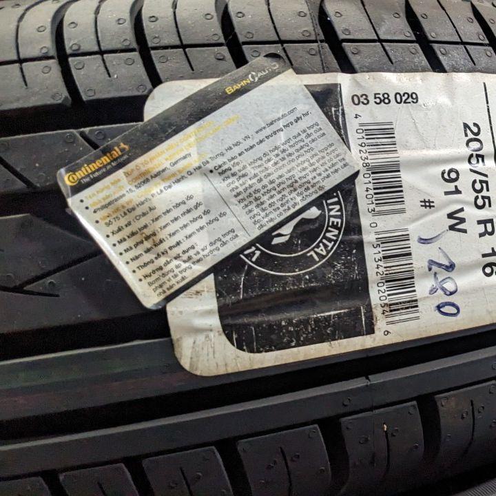 205/55R16 Continental Runflat vỏ lốp Xe: Audi A3, BMW 328i, Daewoo Magnus, Ford Focus 2.0, Ford Mondeo, Honda Civic 2.0, Hyundai Avante Elantra 1.6AT, Hyundai i30, Cerato Signature, Mazda 3 6, Mercedes C180 c200 C240 CLA200