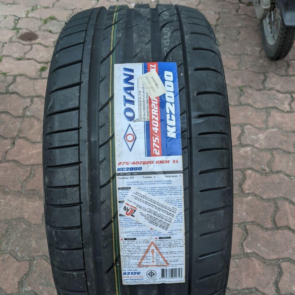Vỏ lốp 275/40R20 Otani Thái Lan KC2000, 275/45ZR20, vỏ lốp ô tô Audi Q7, vỏ lốp ô tô Volkswagen Touareg, Vỏ lốp ô tô Volvo XC90