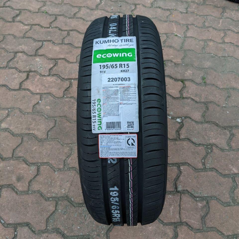 Vỏ lốp 195/65R15 91H KH27 KUMHO VIỆT NAM, Vỏ lốp xe Chevrolet Vivant, Vỏ lốp xe Kia Spectra 2.0, Vỏ lốp xe Honda Fit 1.5, Vỏ lốp xe Mitsubishi Lancer