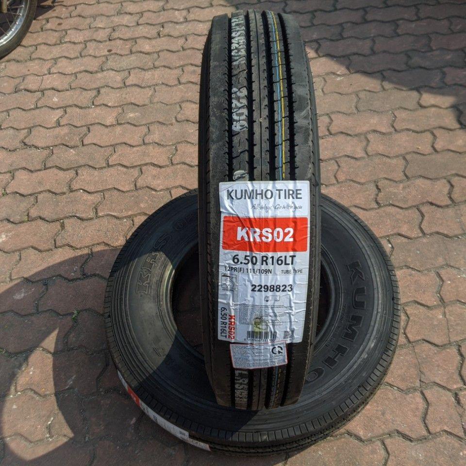 6.50R16 LT Kumho KRS02 12Pr gai dọc, 6.50-16 vỏ lốp Xe: tải nhẹ
