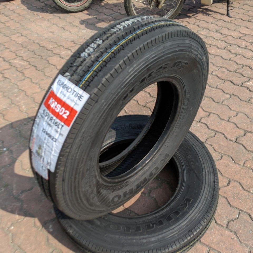 6.50R16 LT Kumho KRS02 12Pr gai dọc, 6.50-16 vỏ lốp Xe: tải nhẹ