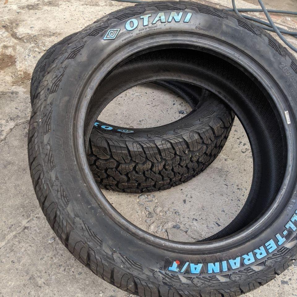 Vỏ lốp 265/60R18 Otani Thái Lan, 265/60R18 Off Road, vỏ lốp ô tô Chevrolet Colorado, Chevrolet Trailblazer, Ford Ranger Wildtrack, Lexus GX460, Mitsubishi Pajero, Mitsubishi Triton 2.4, Toyota Fortuner 2.7V, Land Cruiser Prado