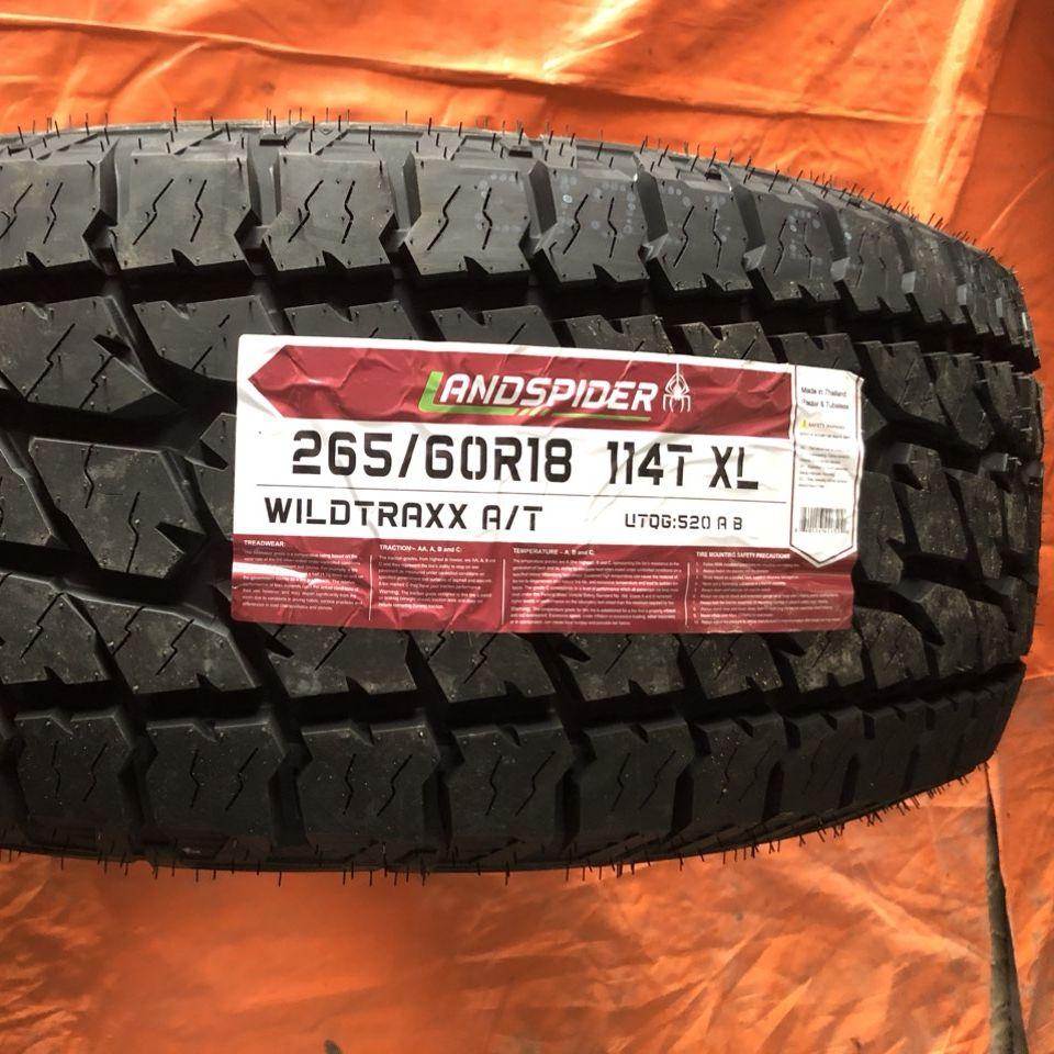 265/60R18 Landspider Wildtraxx AT vỏ lốp Xe: Chevrolet Colorado, Chevrolet Trailblazer, Ford Ranger Wildtrack, Lexus GX460, Mitsubishi Pajero, Mitsubishi Triton 2.4, Toyota Fortuner 2.7V, Land Cruiser Prado