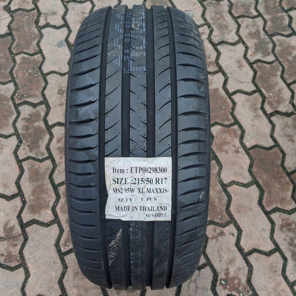 215/50R17 Maxxis MS2 vỏ lốp Xe: Acura TSX 2.4AT, Chevrolet Cruze, Lacetti CDX, Ford Focus 1.5, Honda Civic, Mazda 6