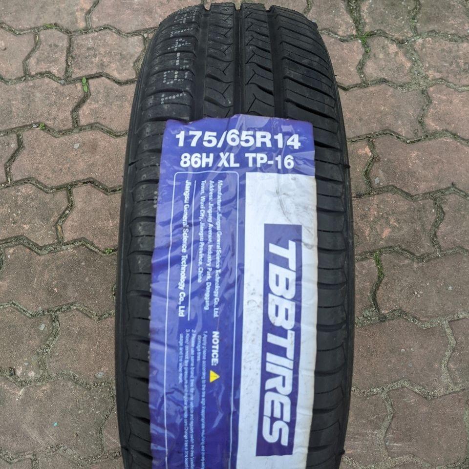 175/65R14 TBB TP-16/GP-16 vỏ lốp Xe: Toyota Vios Limo, vỏ lốp xe Toyota Wigo, vỏ lốp xe Honda Brio 1.2G, vỏ lốp xe Mitsubishi Attrage 1.2, vỏ lốp xe mazda 323