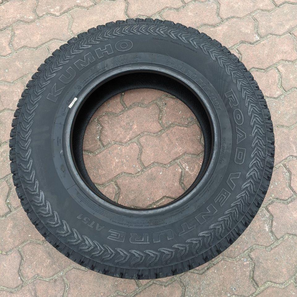 Vỏ lốp 255/70R16 109T AT51 KUMHO VIETNAM , vỏ lốp xe ô tô Ford Ranger XLS 2.2, vỏ lốp xe ô tô Mazda BT50 2.2 MT, vỏ lốp xe ô tô Nissan Navara 2.5 AT