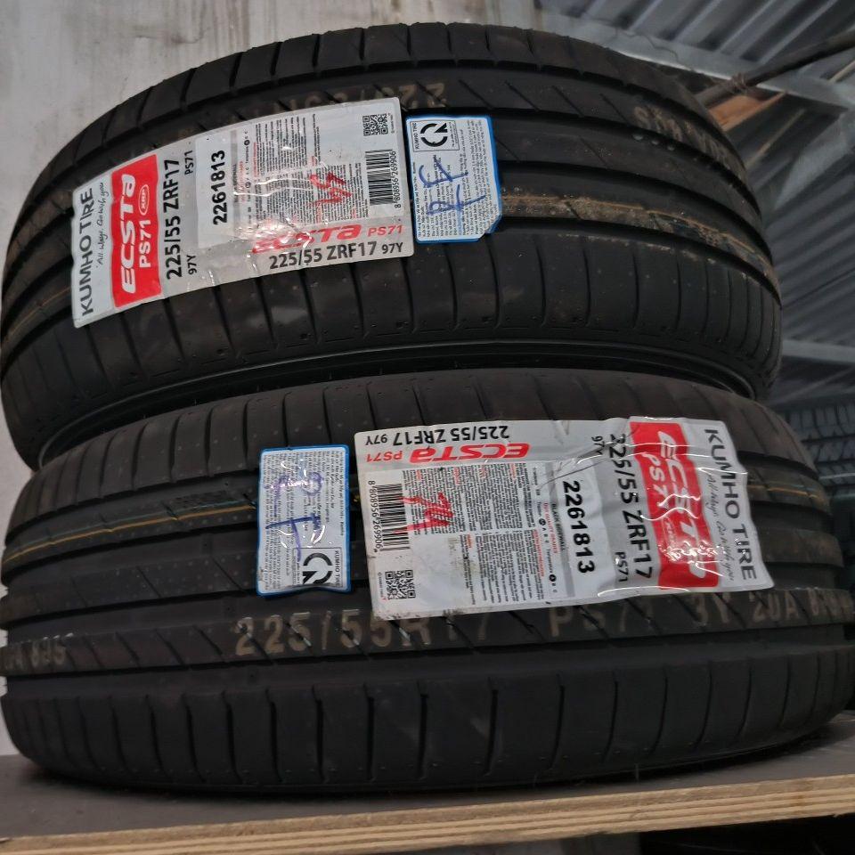 225/55R17 KUMHO PS71 HÀN QUỐC Runflat vỏ lốp Xe: Audi A6, BMW 320i 528i 520i 523i , BMW GT 328i, BMW X1, Mercedes E200 E250, Mazda 6, Subaru Forester Legacy 2.5i