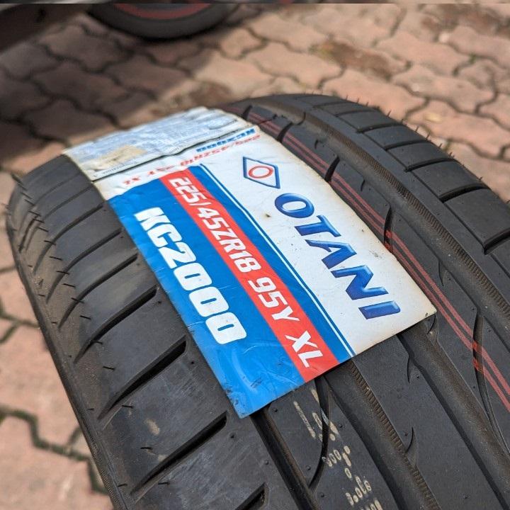 Vỏ lốp 225/45R18 Otani Thái Lan, 225/45ZR18, vỏ lốp xe BMW 330i 2017, vỏ lốp xe Hyundai Genesis coupe 2.0AT, vỏ lốp xe Kia Optima 2.0, vỏ lốp xe Mercedes C250 2.0