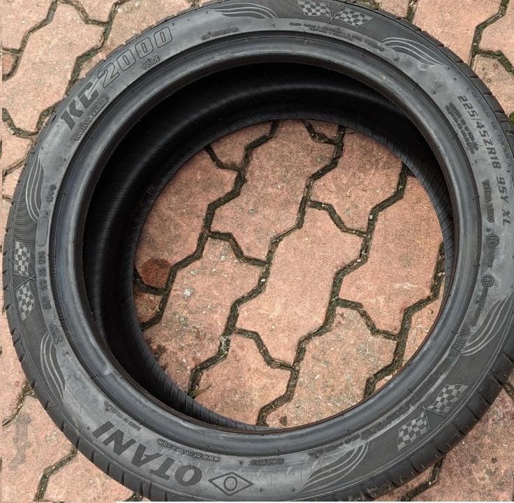 Vỏ lốp 225/45R18 Otani Thái Lan, 225/45ZR18, vỏ lốp xe BMW 330i 2017, vỏ lốp xe Hyundai Genesis coupe 2.0AT, vỏ lốp xe Kia Optima 2.0, vỏ lốp xe Mercedes C250 2.0