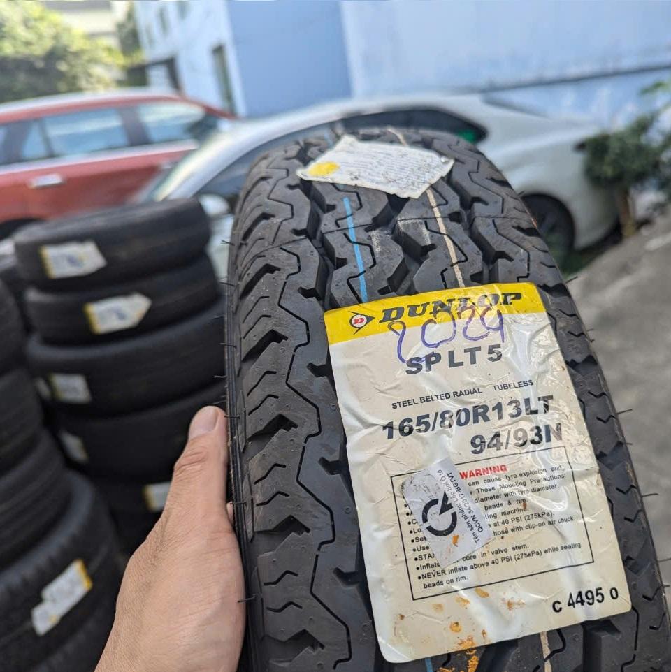 Vỏ lốp 165/80R13 Dunlop LT 8Pr, vỏ lốp Xe Suzuki Carry Pro