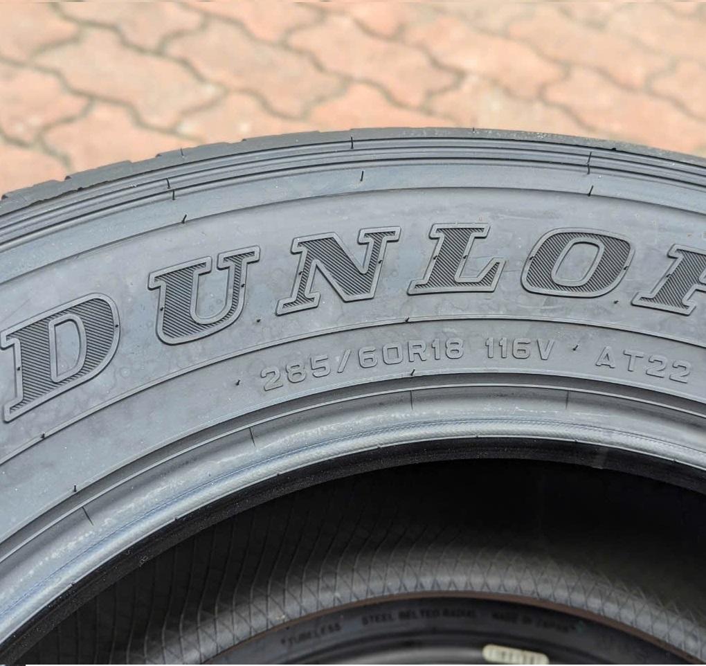 Vỏ lốp 285/60R18 Dunlop AT22, vỏ lốp theo xe Land Cruiser VX V8