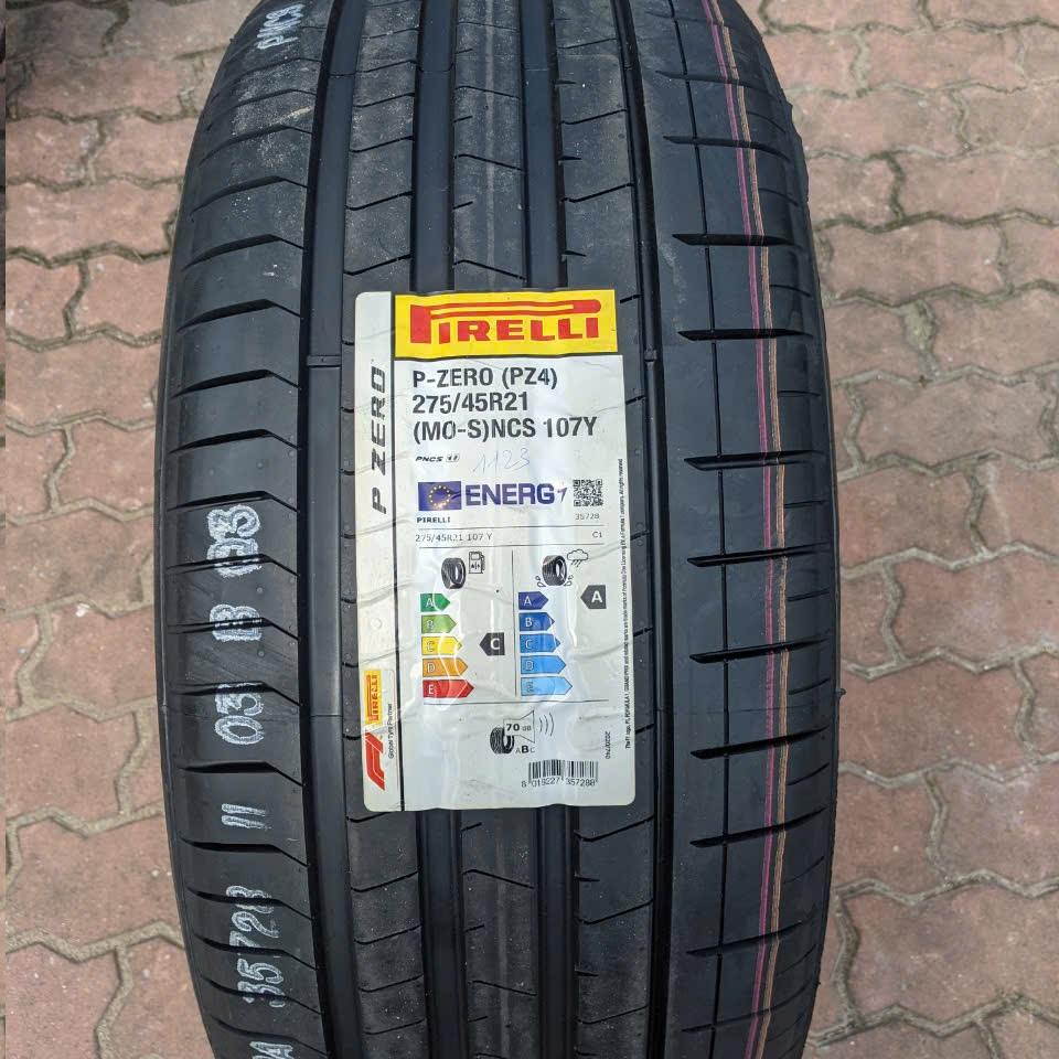 275/45R21 Pirelli P zero (PZ4)(MO-S) NCS, vỏ lốp trước Mecedes S450