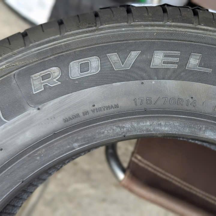 Vỏ lốp 175/70R14 Rovelo Việt Nam, vỏ lốp xe Nissan Sunny XL, vỏ lốp xe Kia Soluto 1.4, vỏ lốp xe Hyundai Verna, vỏ lốp xe Volkswagen Polo