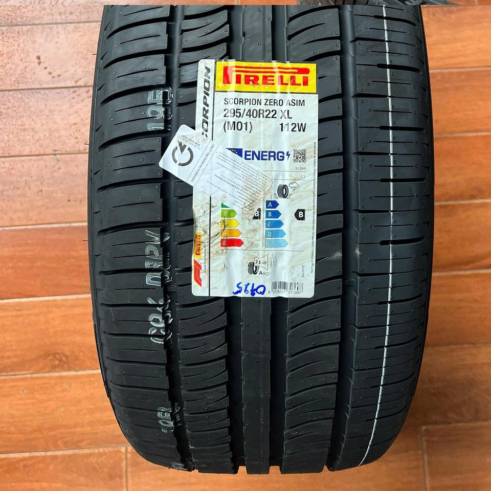 Vỏ lốp 295/40R22 Pirelli Scorpion Zero Asim, Vỏ lốp theo xe BMW X7