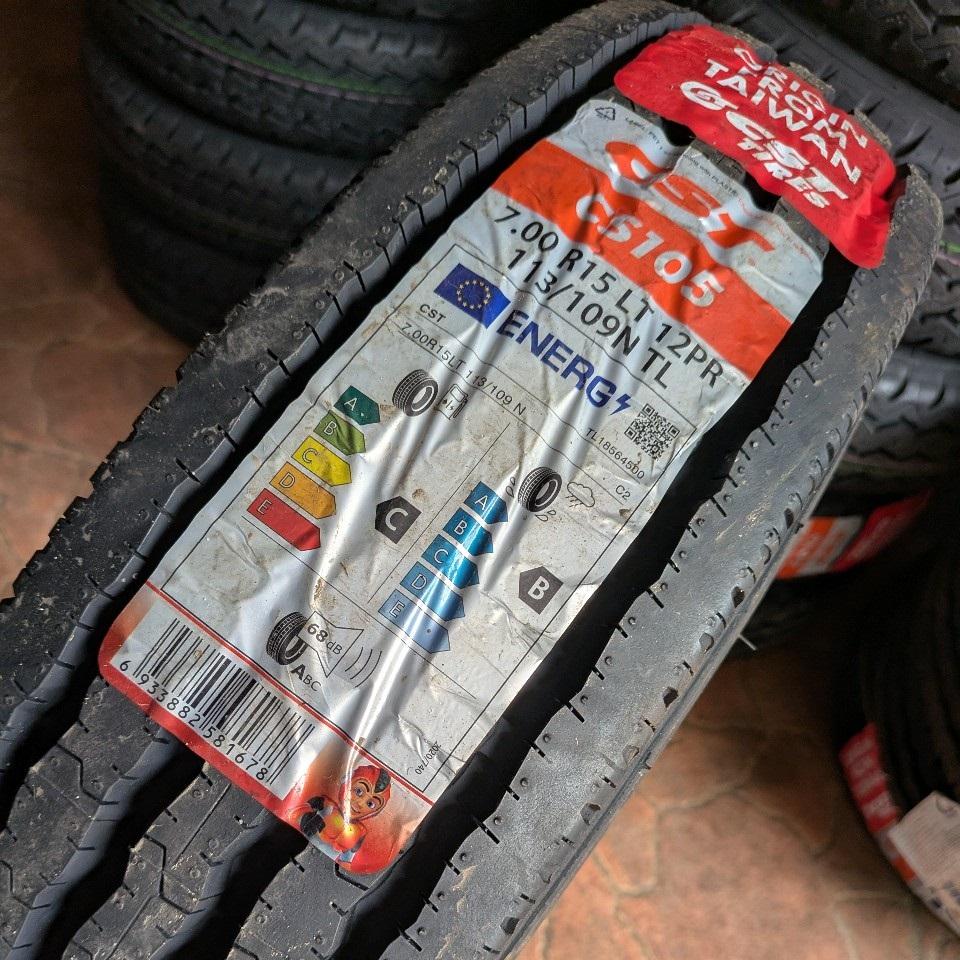 Vỏ lốp 700R15 LT CST bố kẽm