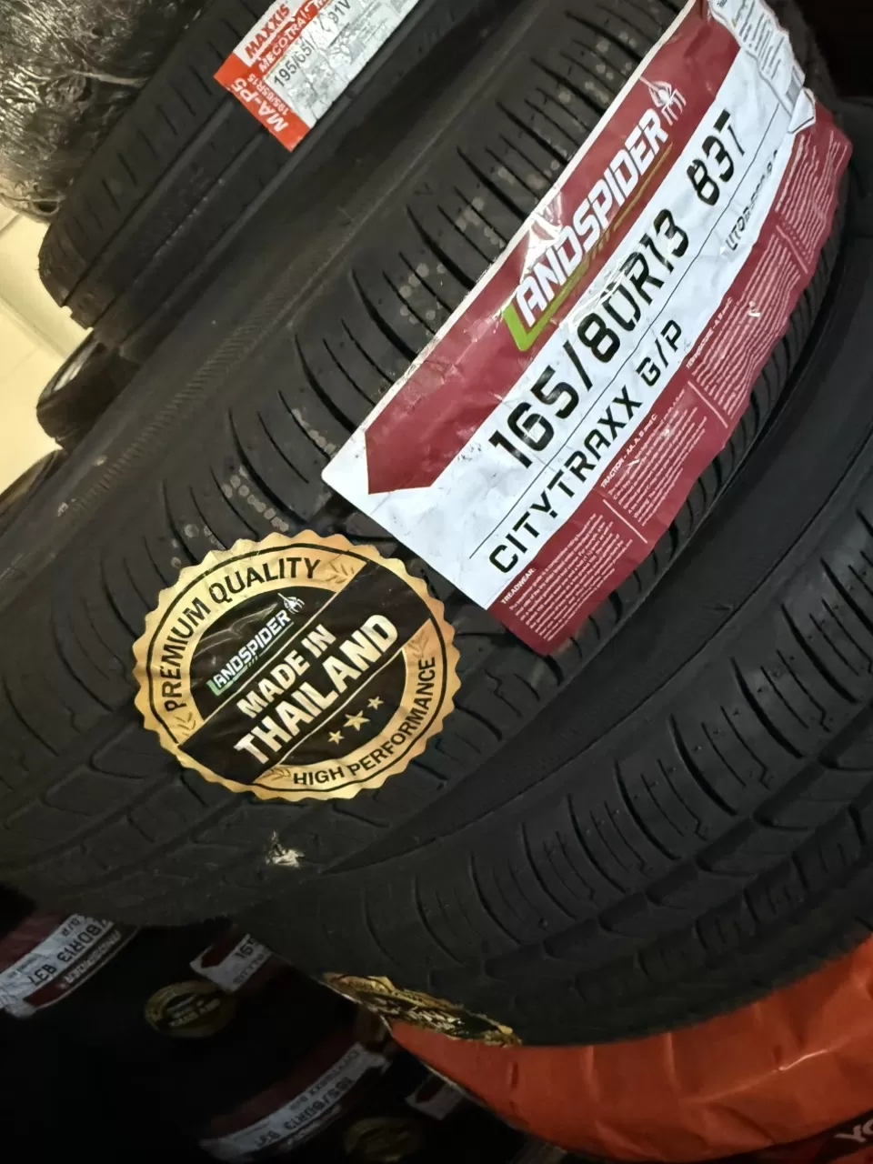 Vỏ lốp 165/80R13 Lanspider Thái Lan