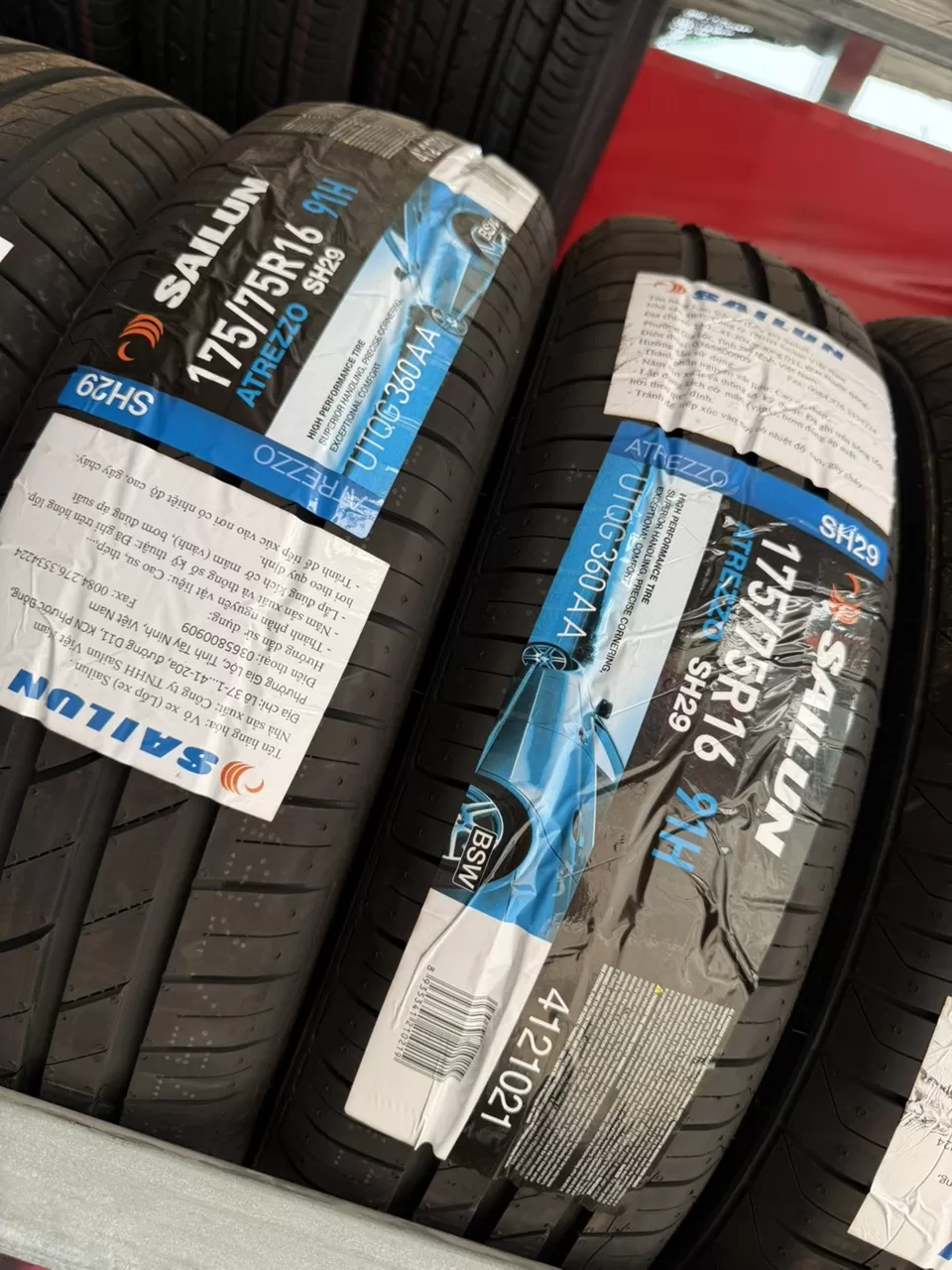 Vỏ lốp 175/75r16 Sailun, vỏ lốp theo xe Vinfast VF3